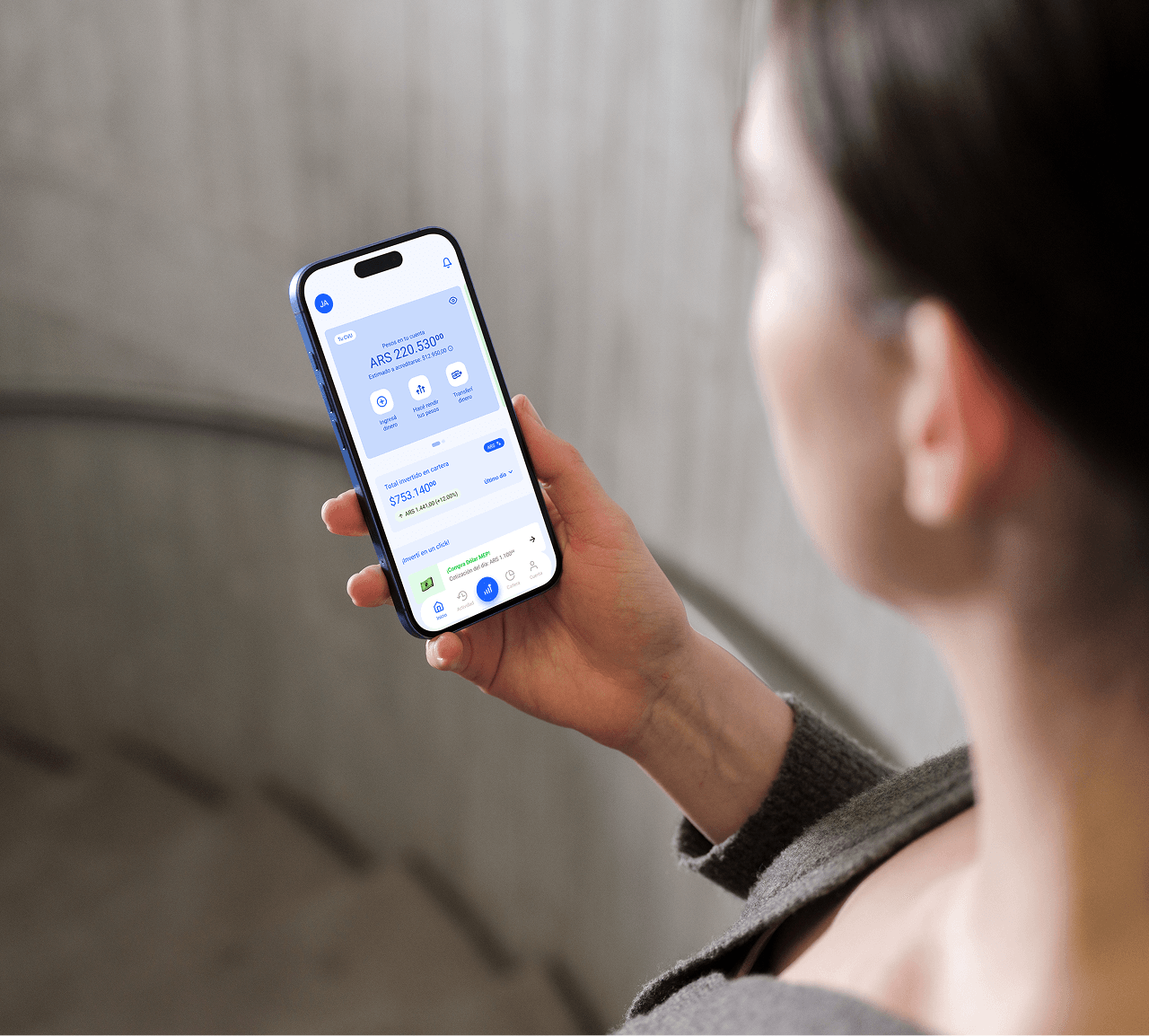 Phone display